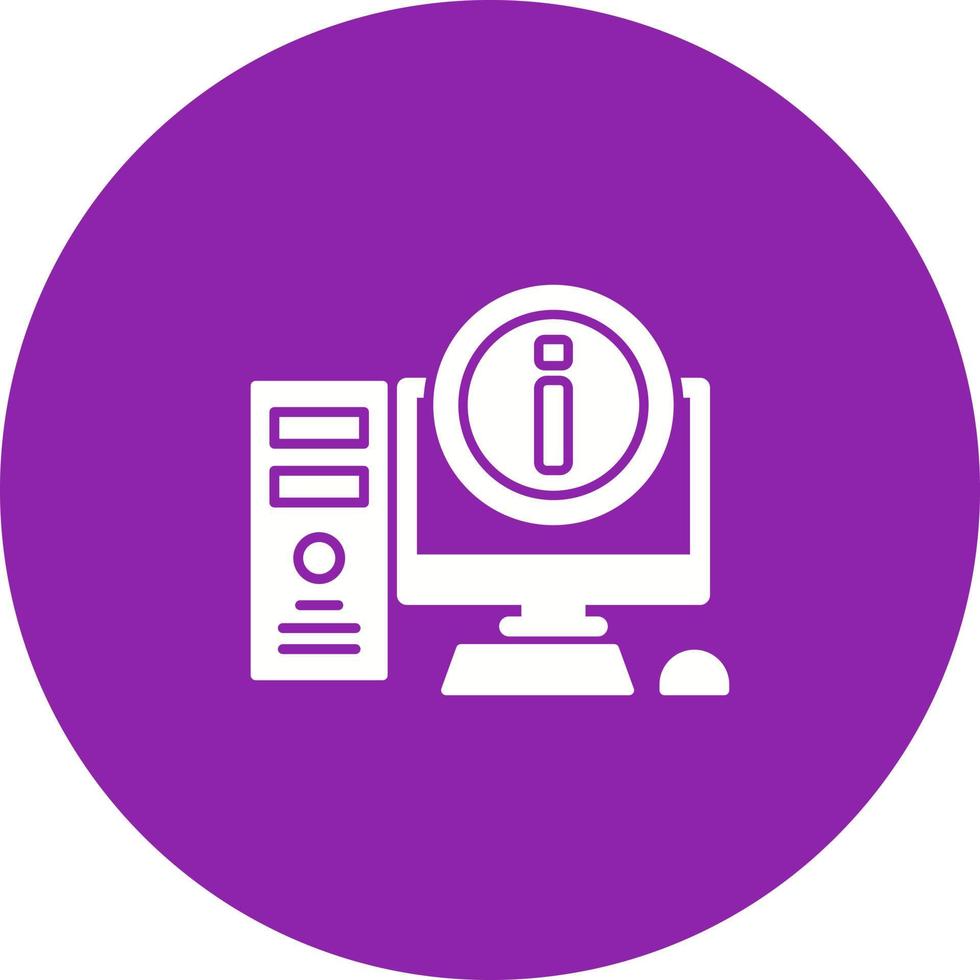 Computer Vector Icon