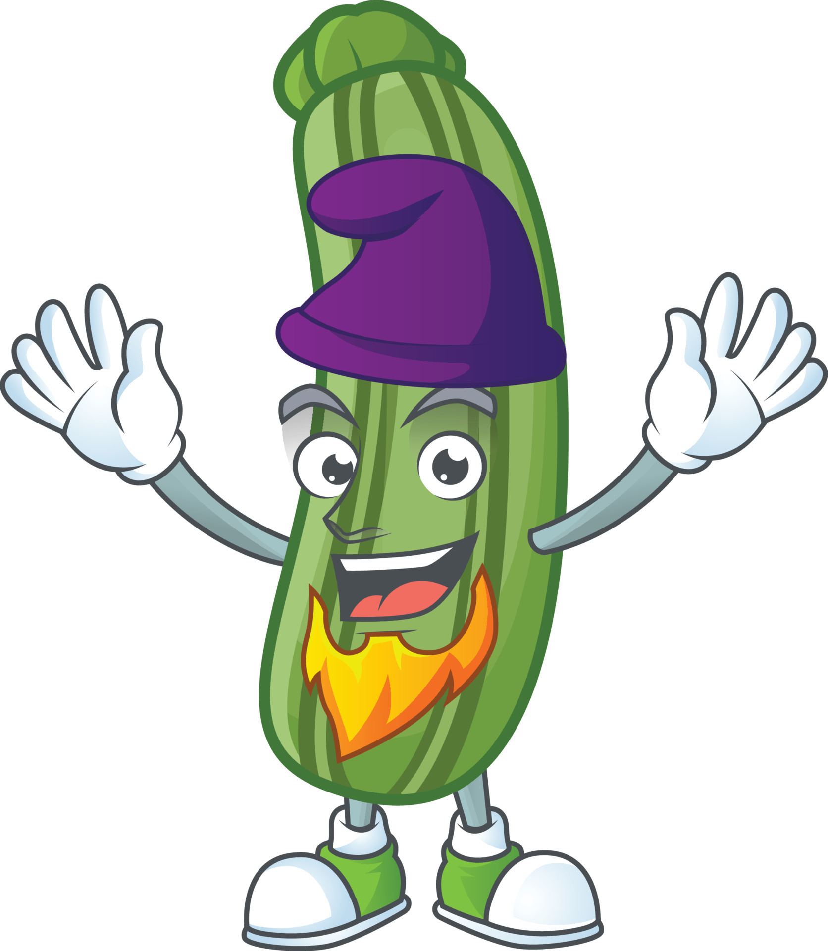 Zucchini cartoon character style 19930718 Vector Art at Vecteezy Zucchini cartoon character style 19930718 Vector Art at Vecteezy