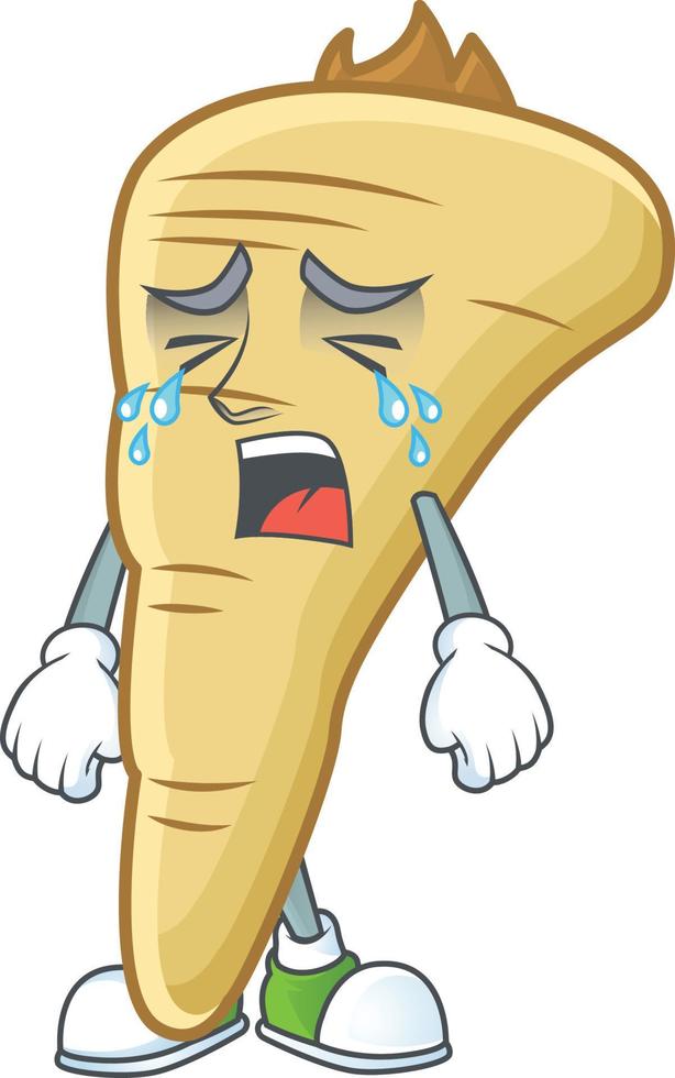 Parsnip cartoon character vector