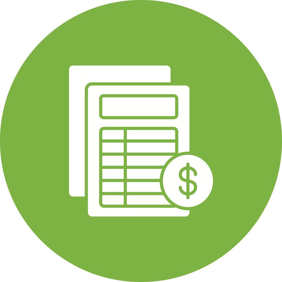 Invoice Vector Icon