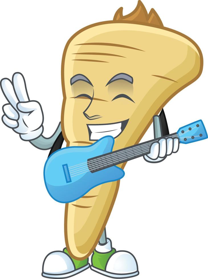 Parsnip cartoon character vector