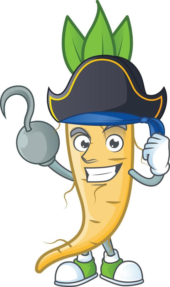Salsify cartoon character style vector