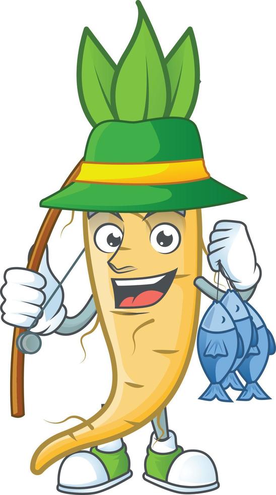 Salsify cartoon character style vector