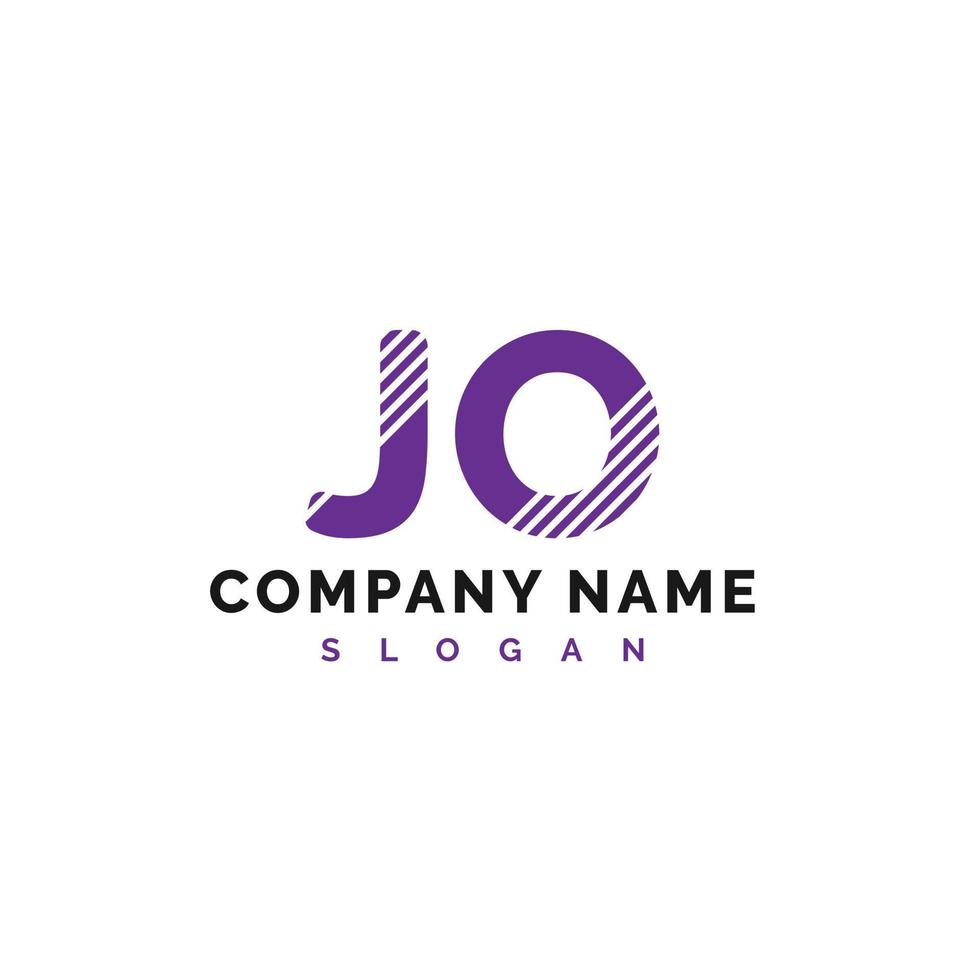 JO Letter Logo vector