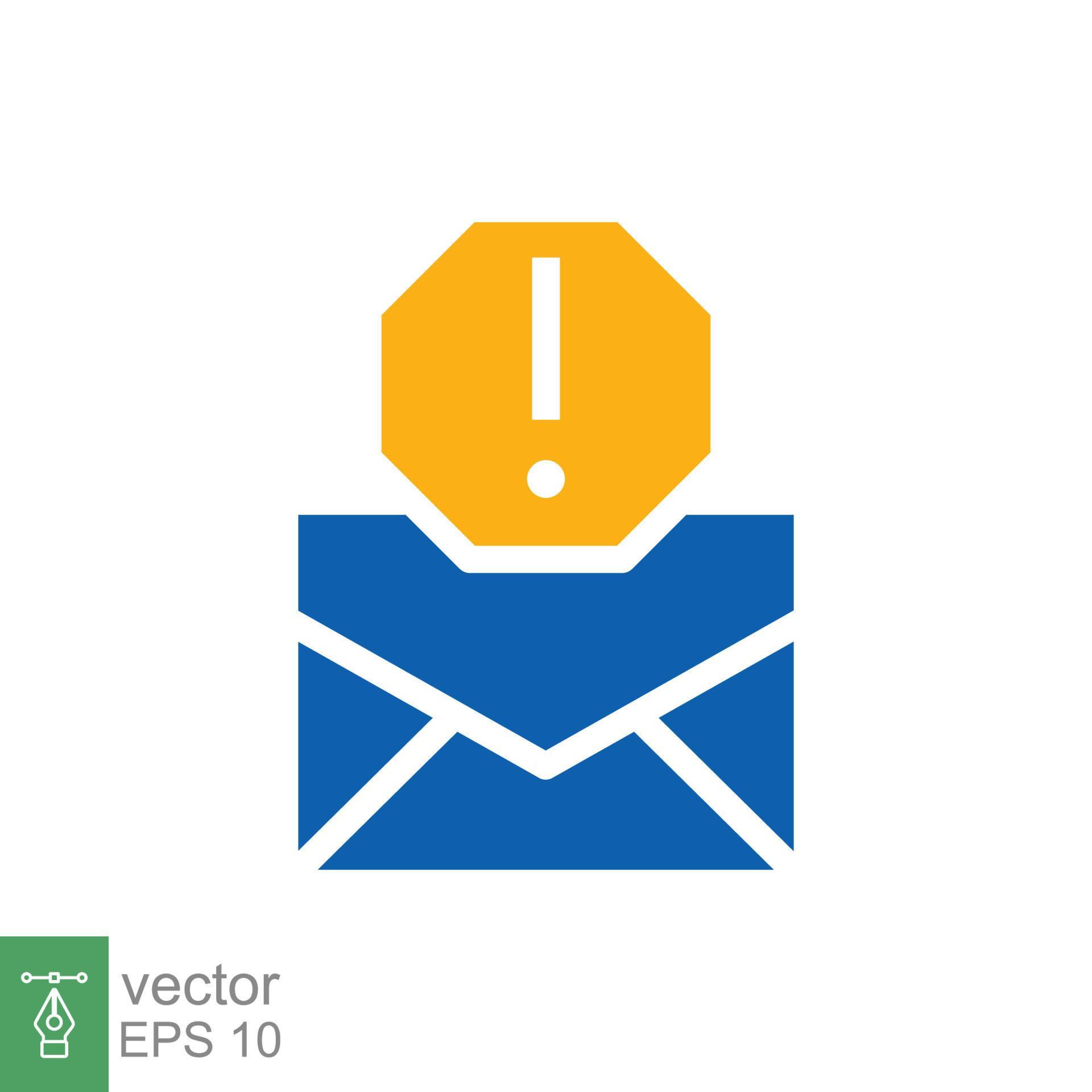 Warning alert message icon. Simple flat style for web template and app