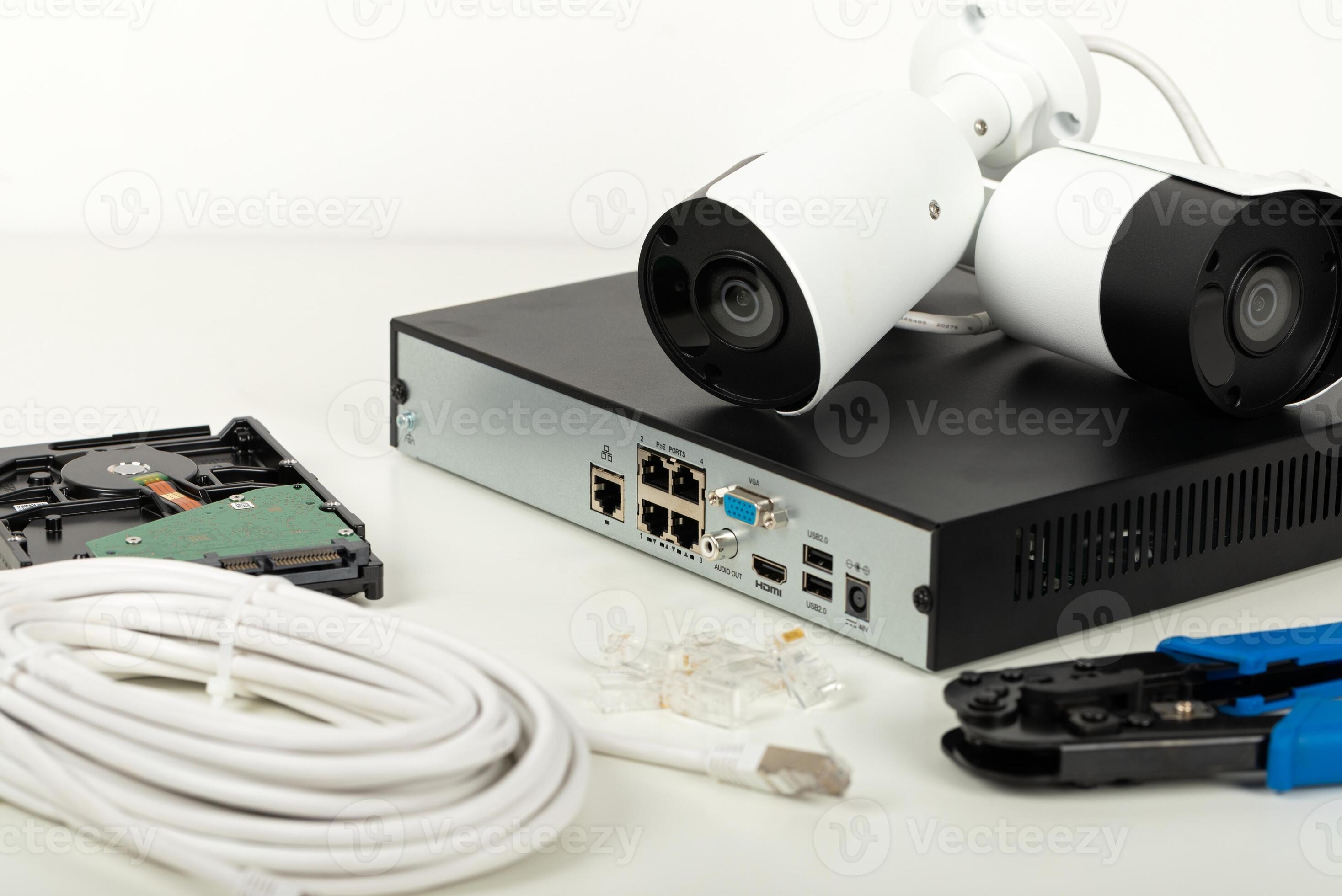 Picture of video surveillance installation for safety home, Security