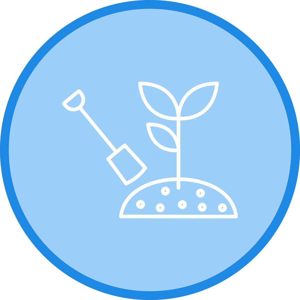 icono de vector de plantación