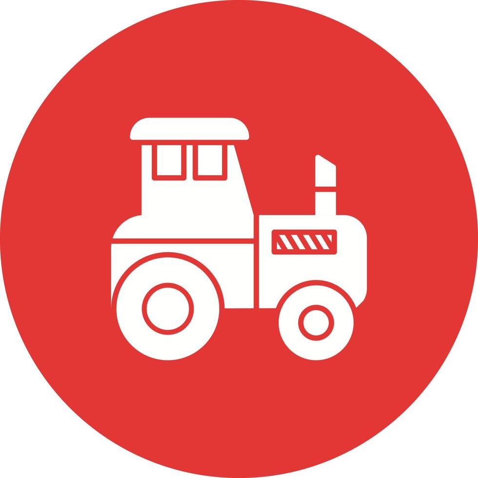 icono de vector de tractor