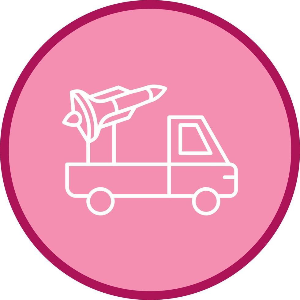 Missile Truck Vector Icon