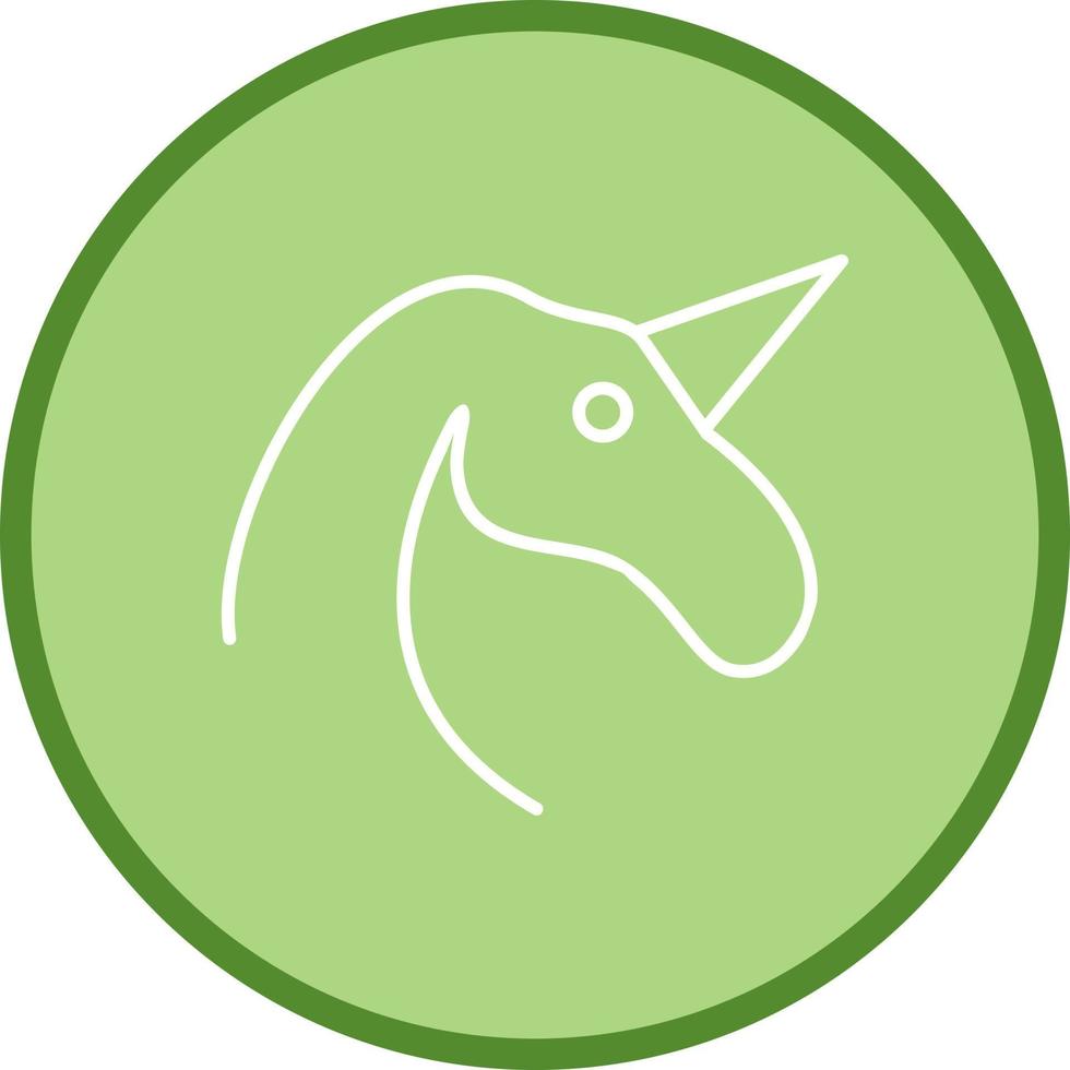 icono de vector de unicornio