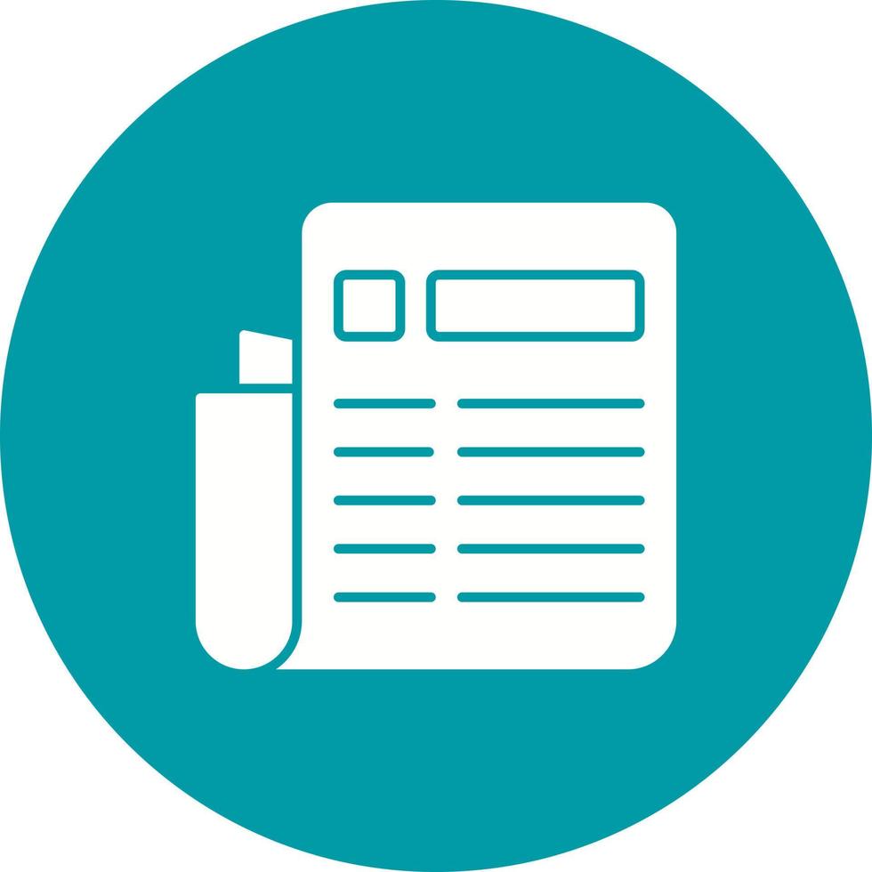 News Paper Vector Icon