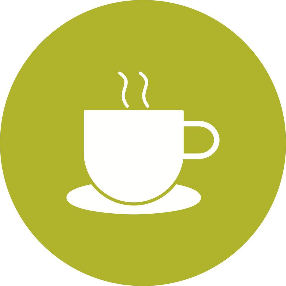 Unique Hot Coffee Vector Icon