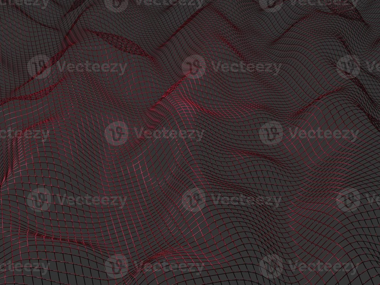 Abstract 3d mesh wave background. Futuristic technology style. Elegant background for business presentations. photo
