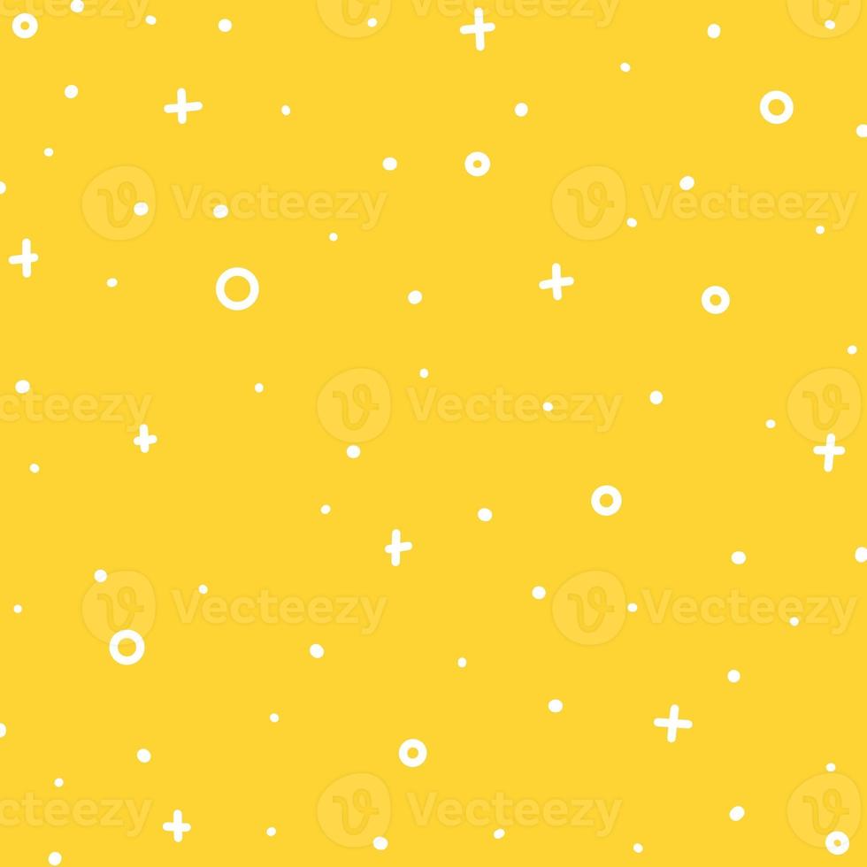 Yellow twinkling stars background. photo