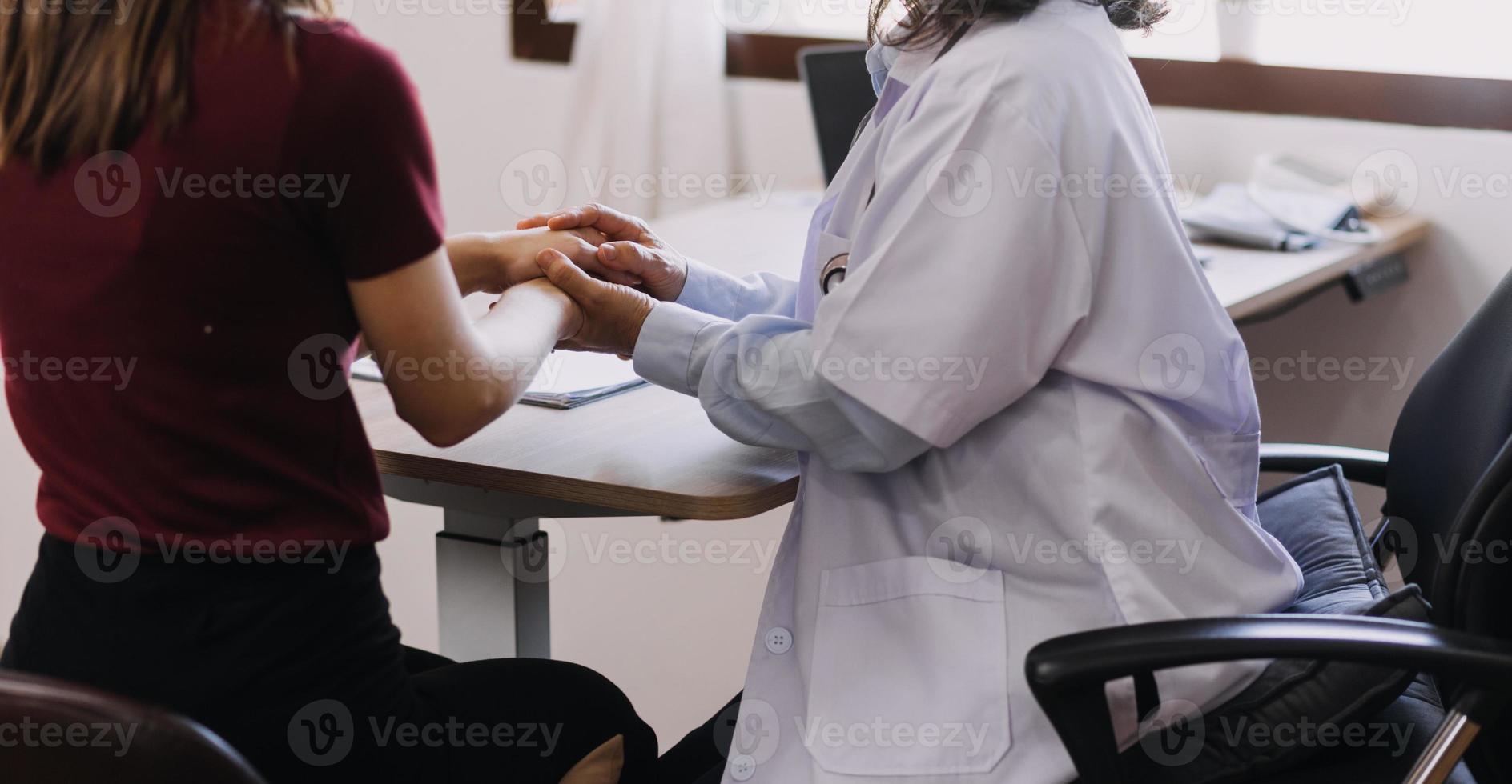 Homecare nursing service and elderly people cardiology healthcare. Close up of young hispanic female doctor nurse check mature caucasian man patient heartbeat using stethoscope during visit photo