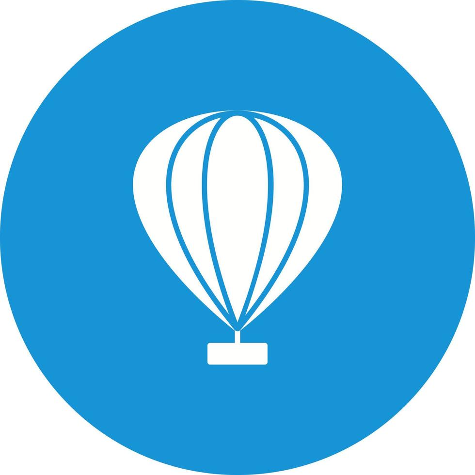 icono de vector de globo de aire caliente