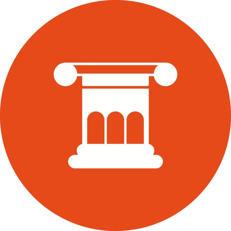 Roman Law Vector Icon