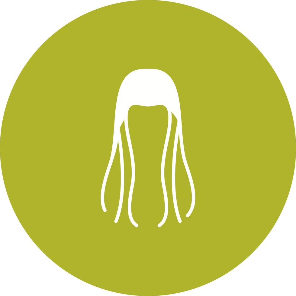 icono de vector de cabello