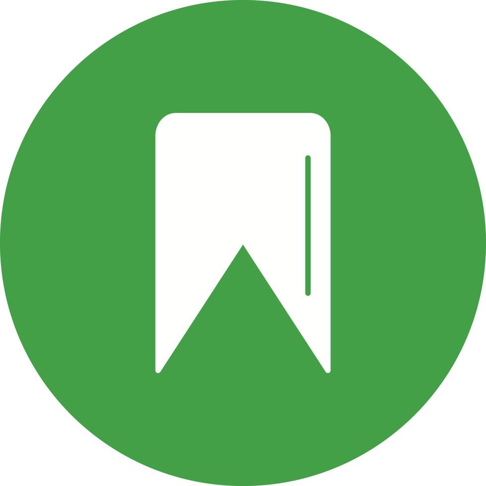 Unique Bookmark Vector Icon