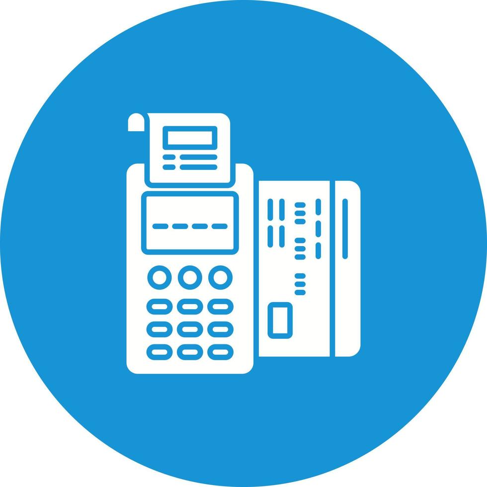 Pos Terminal Vector Icon