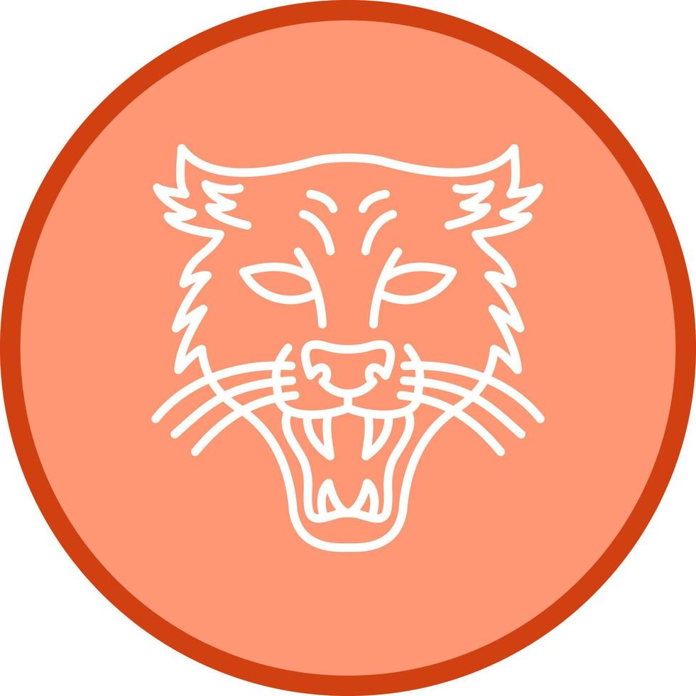 icono de vector de puma