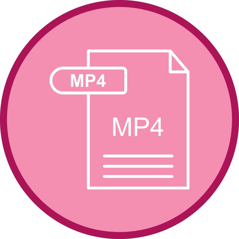 MP4 Vector Icon