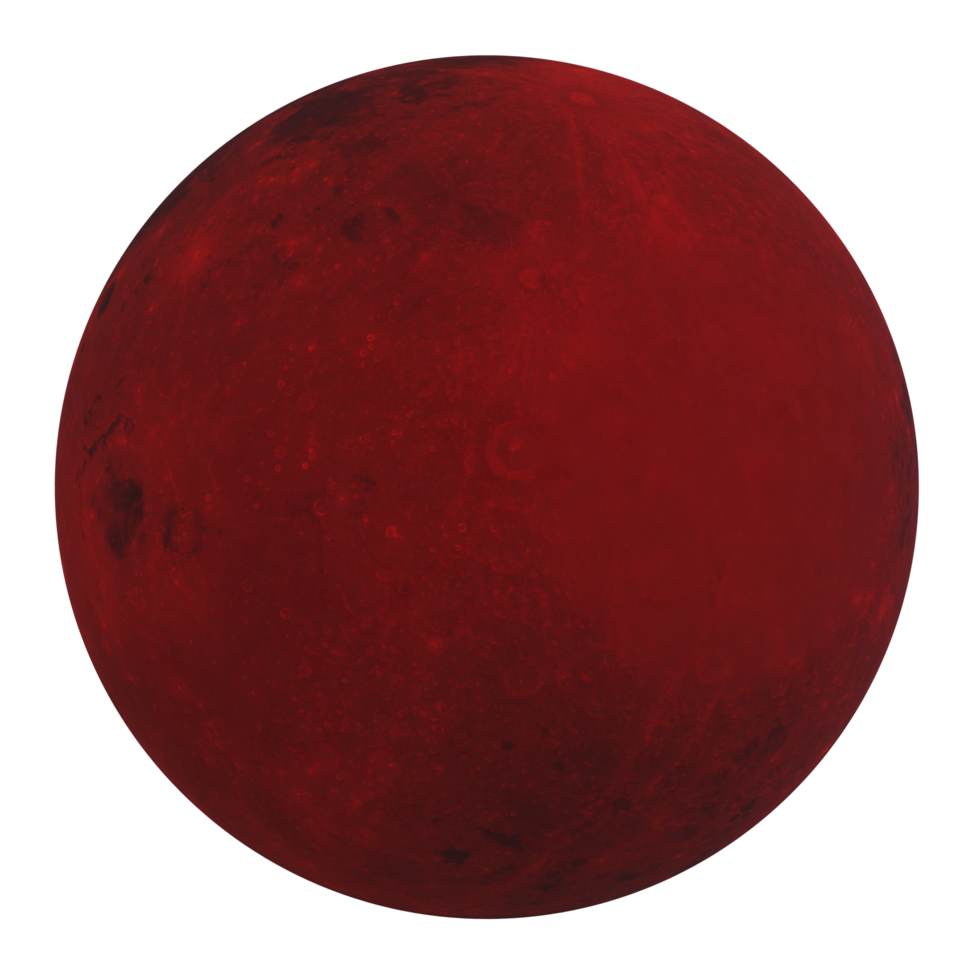 Moon isolated on transparent png