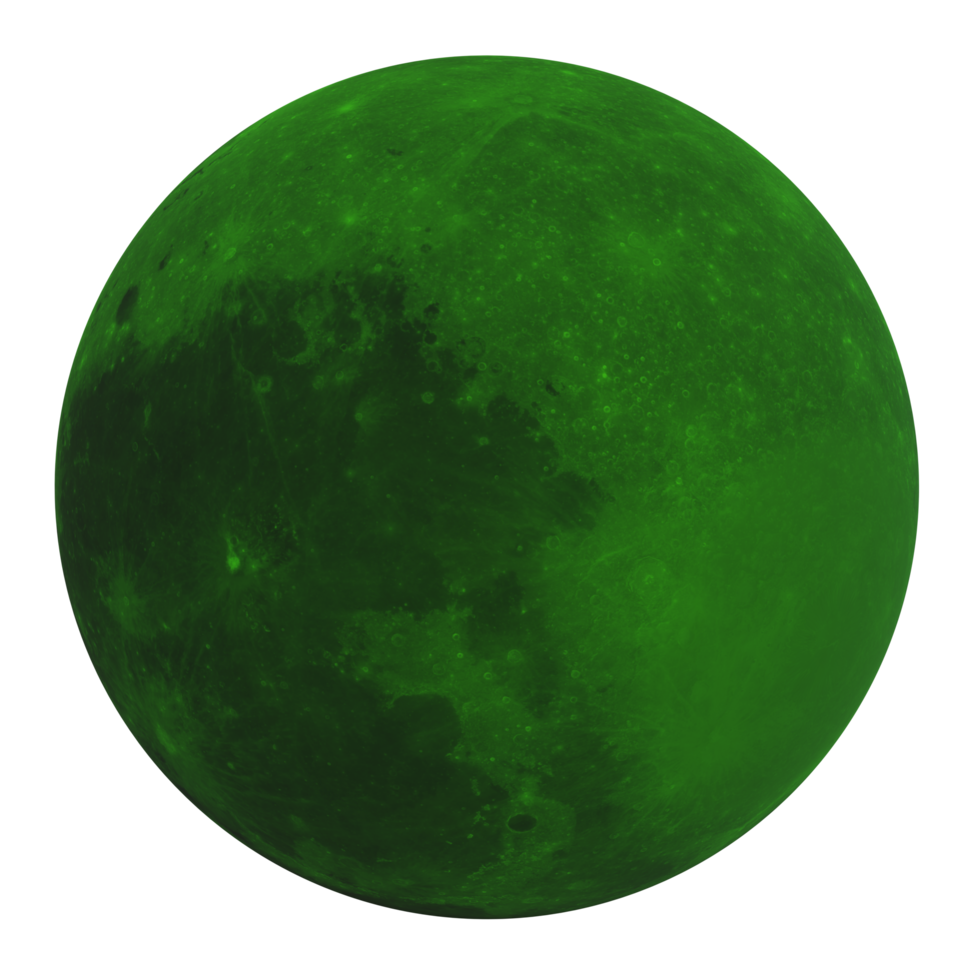 Moon isolated on transparent png