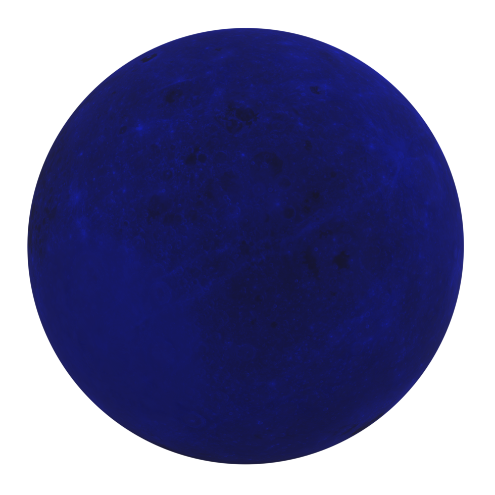 Luna isolato su trasparente png