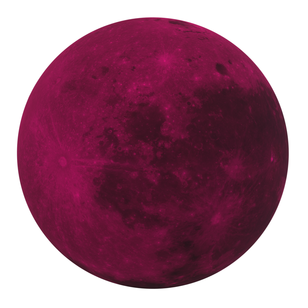 Luna isolato su trasparente png