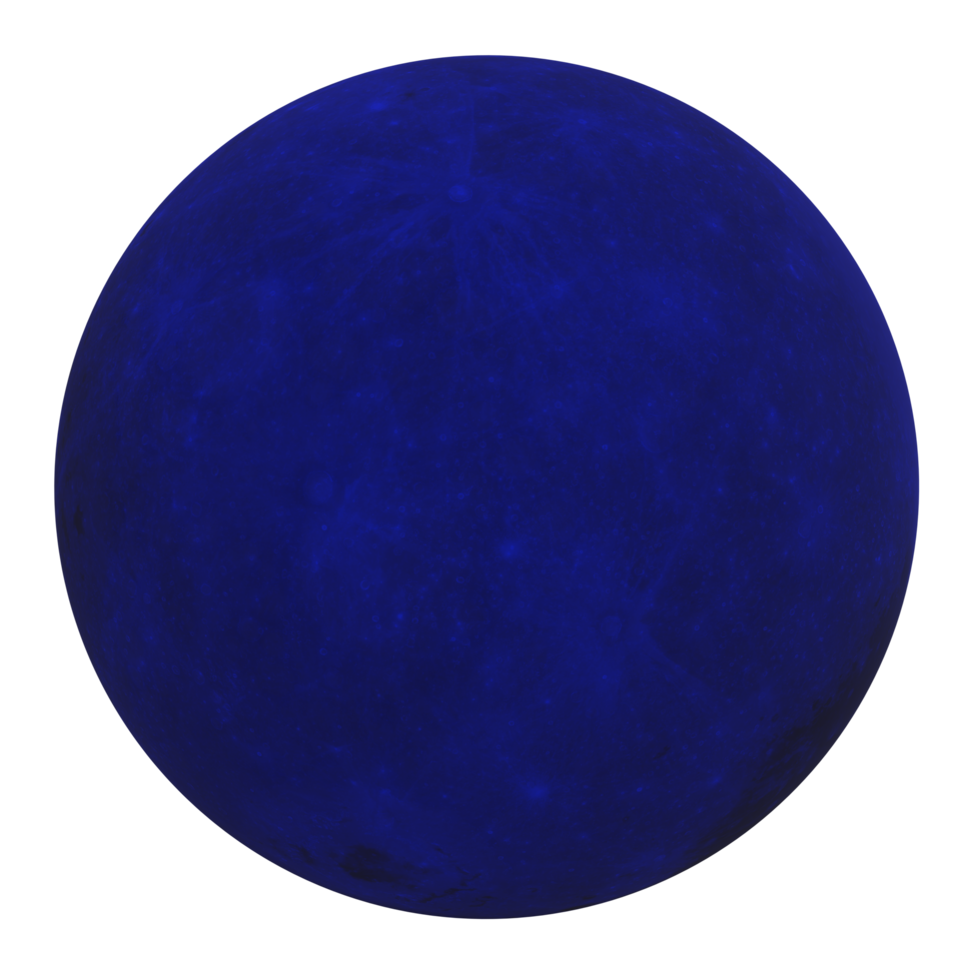 Moon isolated on transparent png