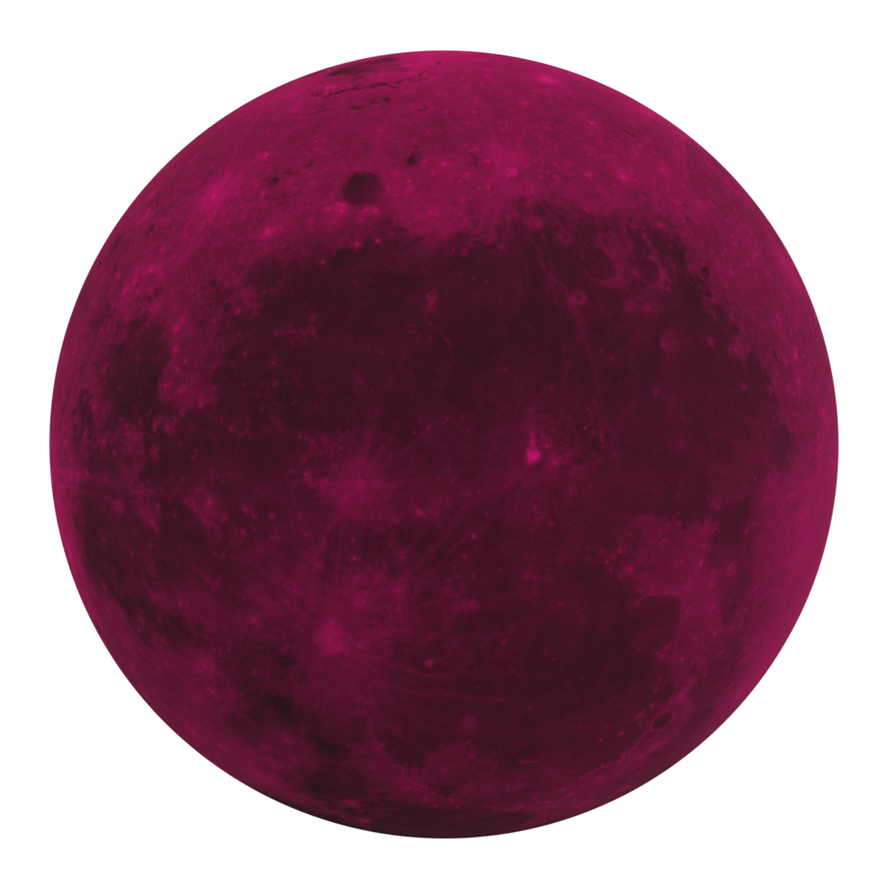 Luna isolato su trasparente png