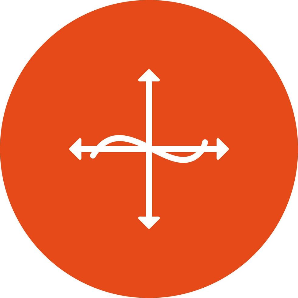 Unique Graph Vector Icon