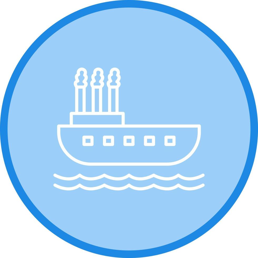 Steamboat Vector Icon