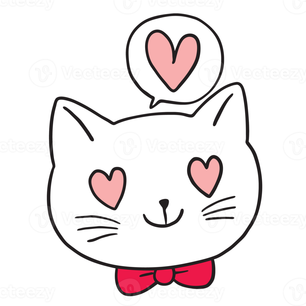 dessin animé mignonne personnage marrant chat clipart. png