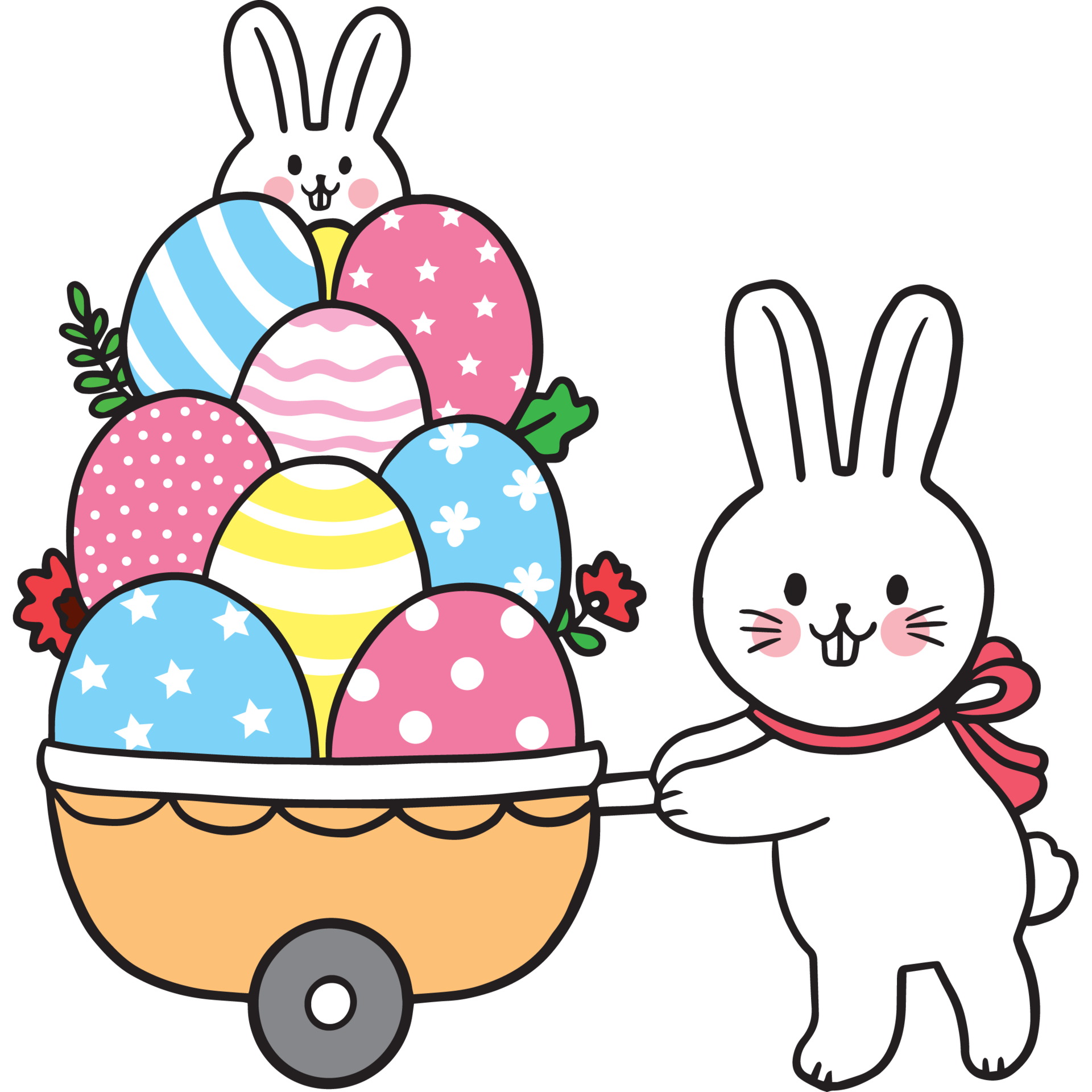 easter-day-cartoon-cute-character-white-rabbit-and-egg-19938362-png
