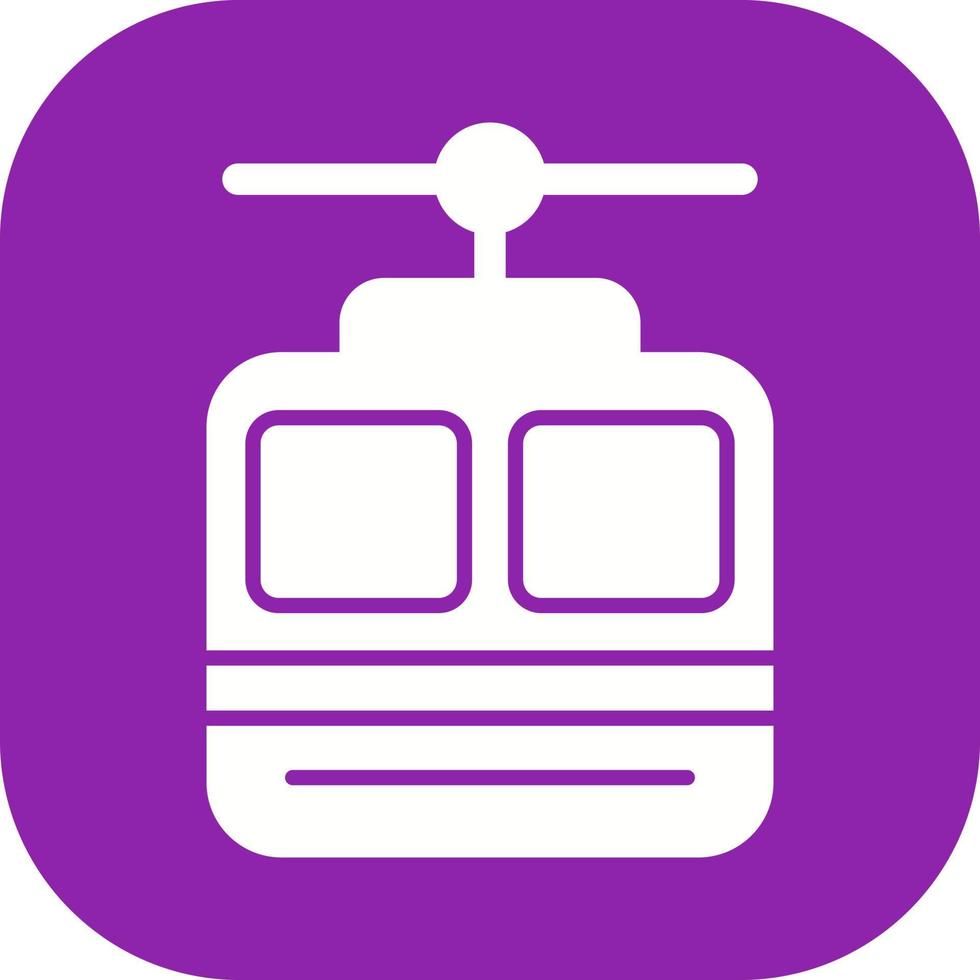 Cable car Vector Icon