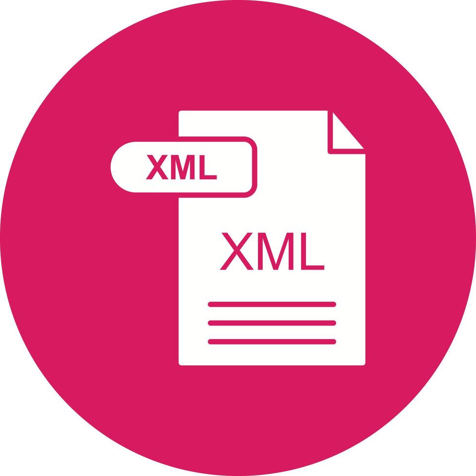 XML Vector Icon