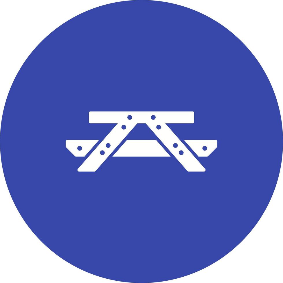 Picnic of Table Vector Icon