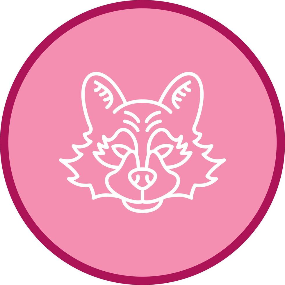 Raccoon Vector Icon