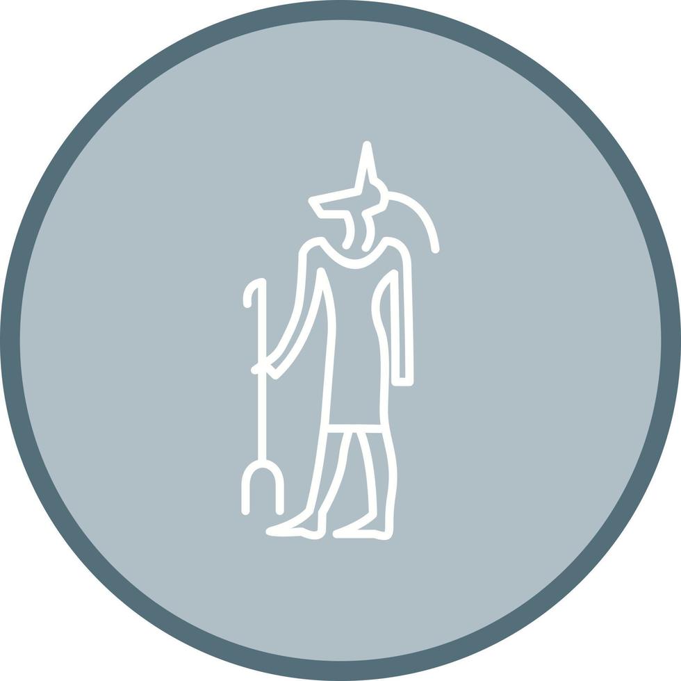 Egyptian god Vector Icon