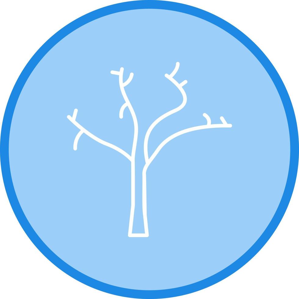 Tree with no Leaves Vector Icon