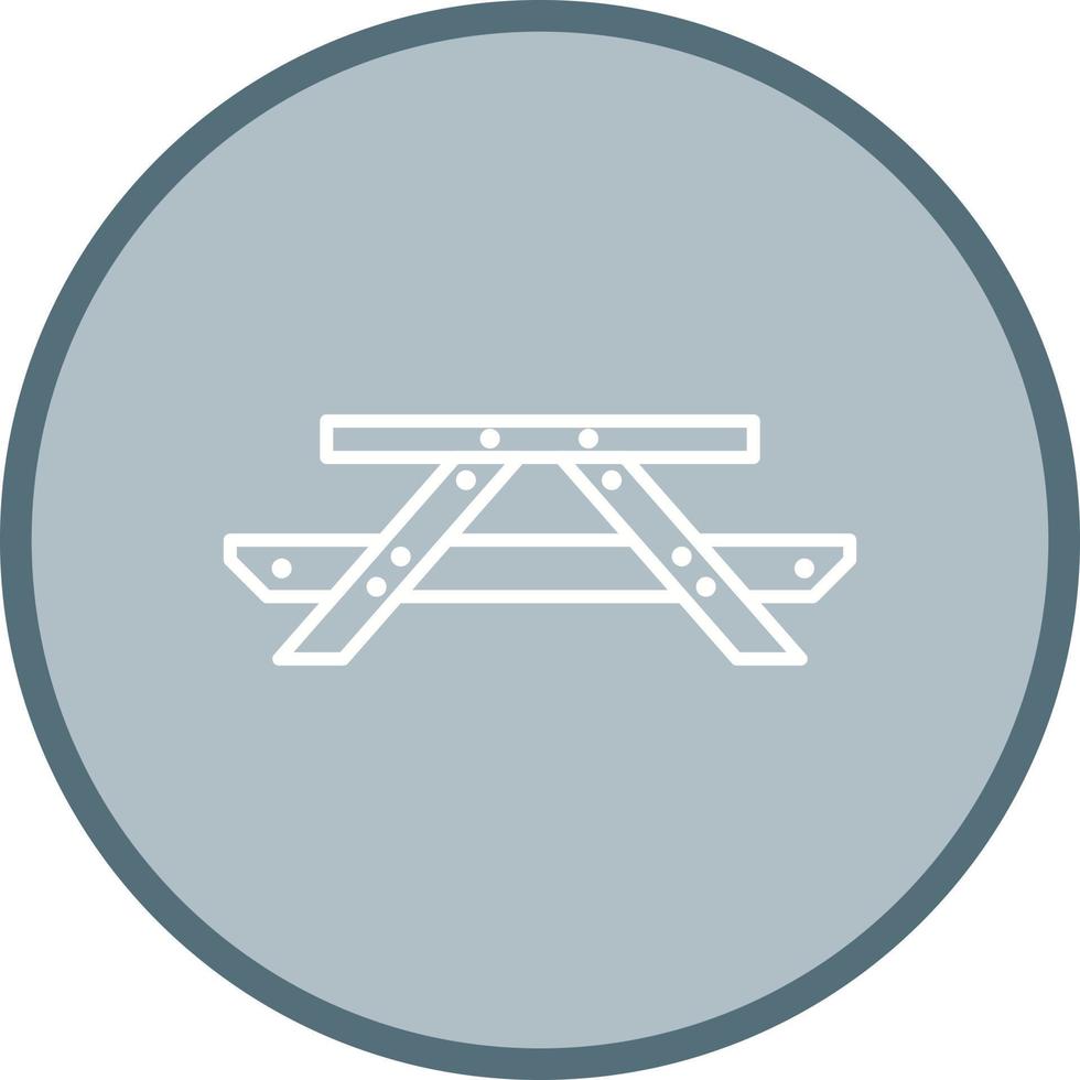 Picnic of Table Vector Icon