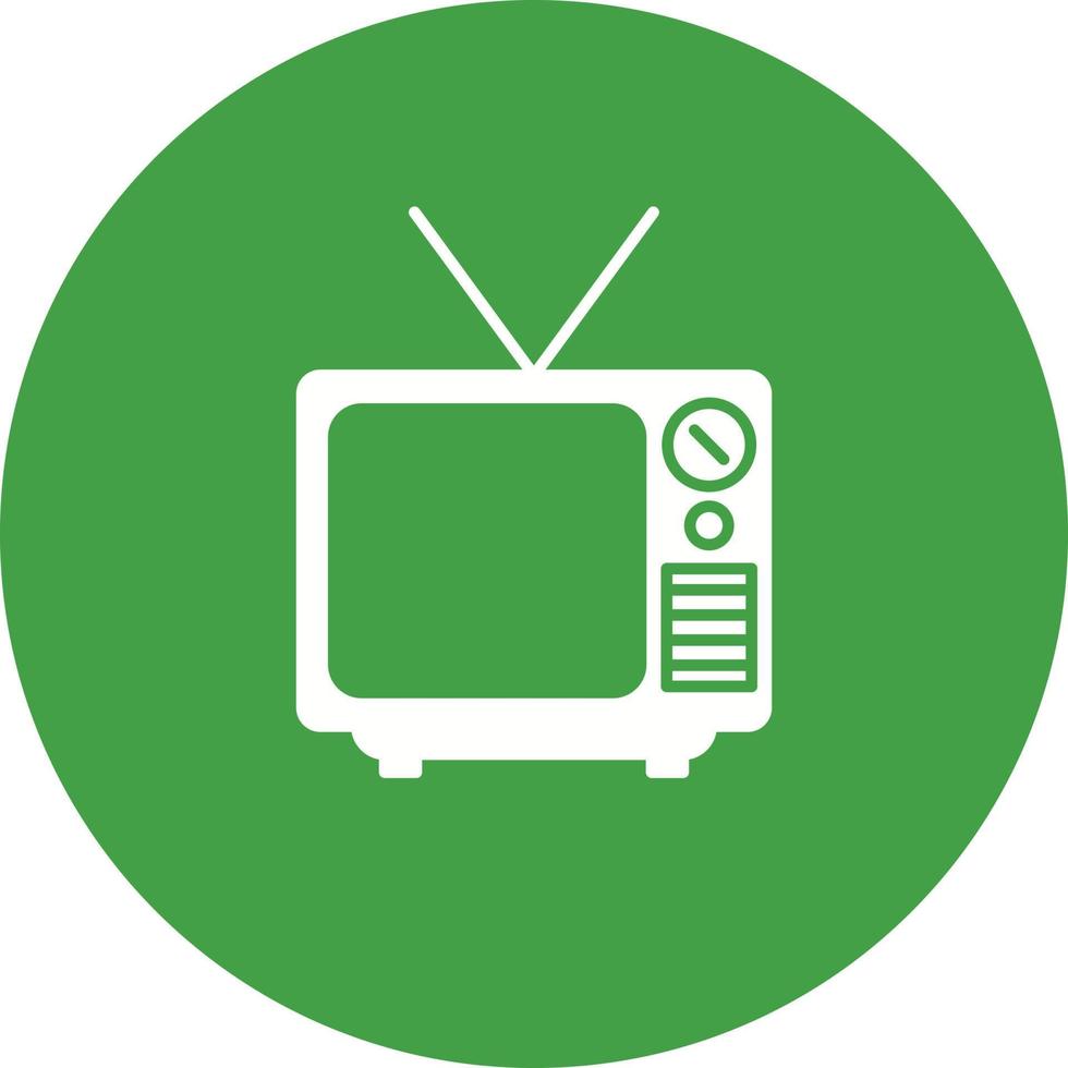 Television Broadcast Vector Icon