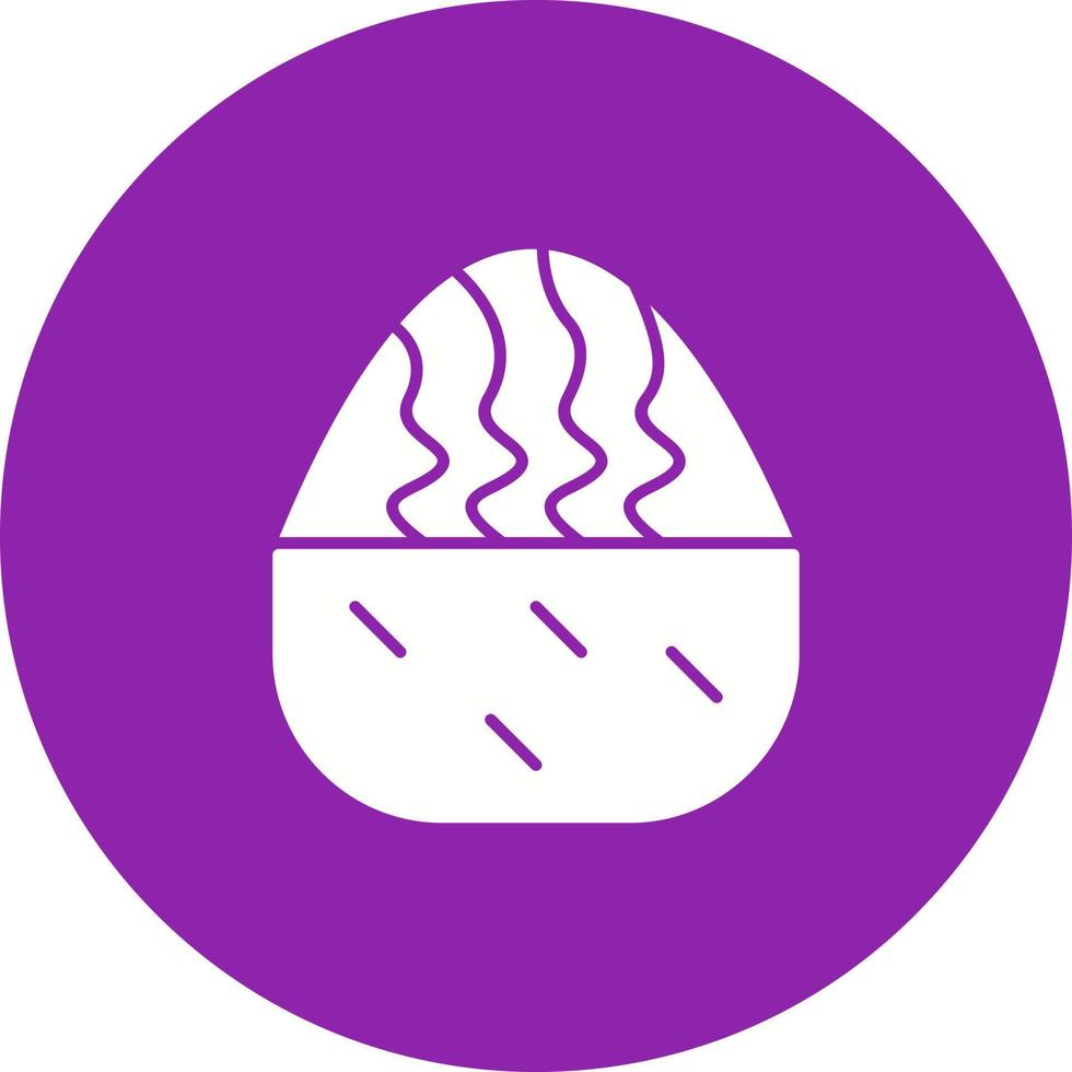 Cream Muffin Vector Icon