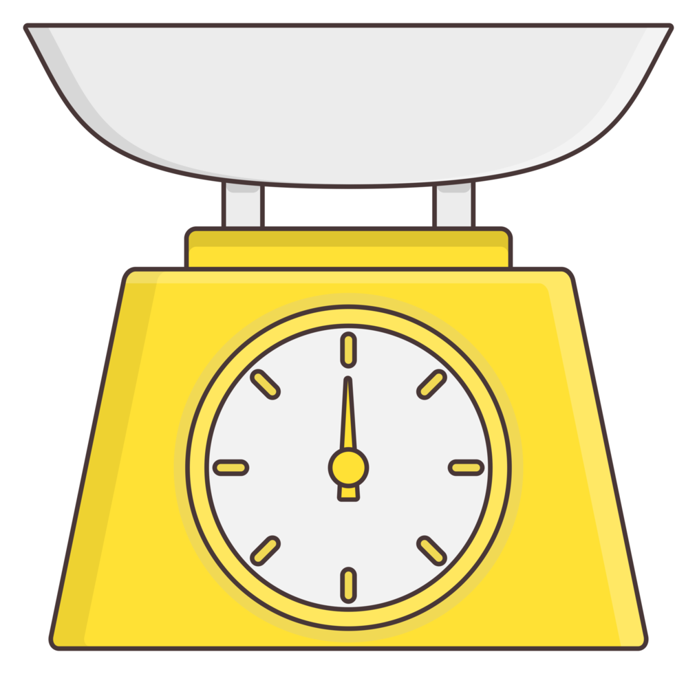 Domestic kitchen weigh scales png