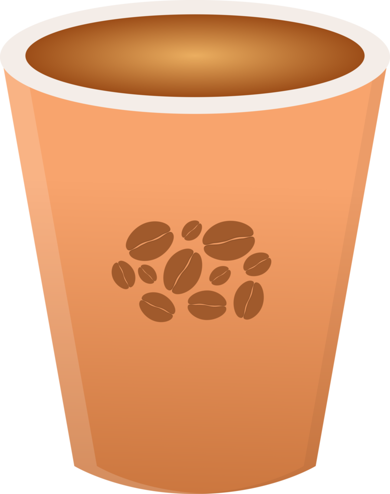 coffee drink cup flat png