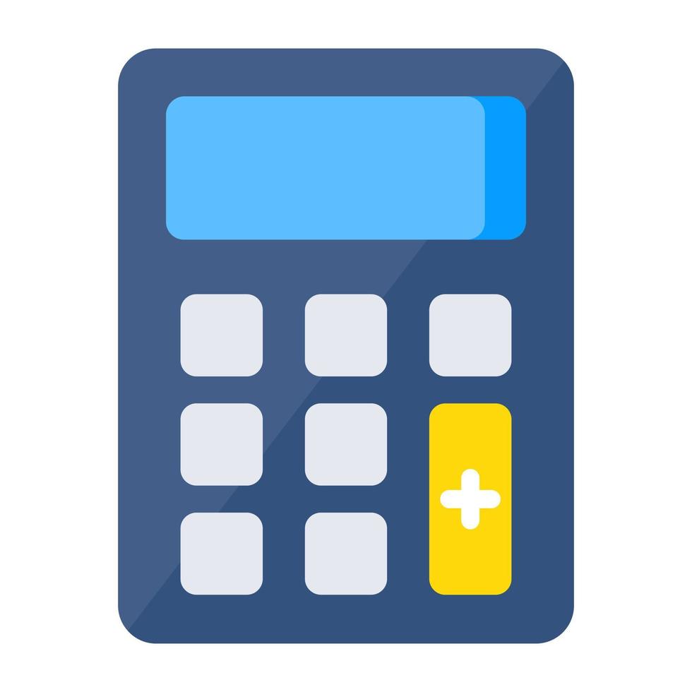 Modern style vector of calculator icon