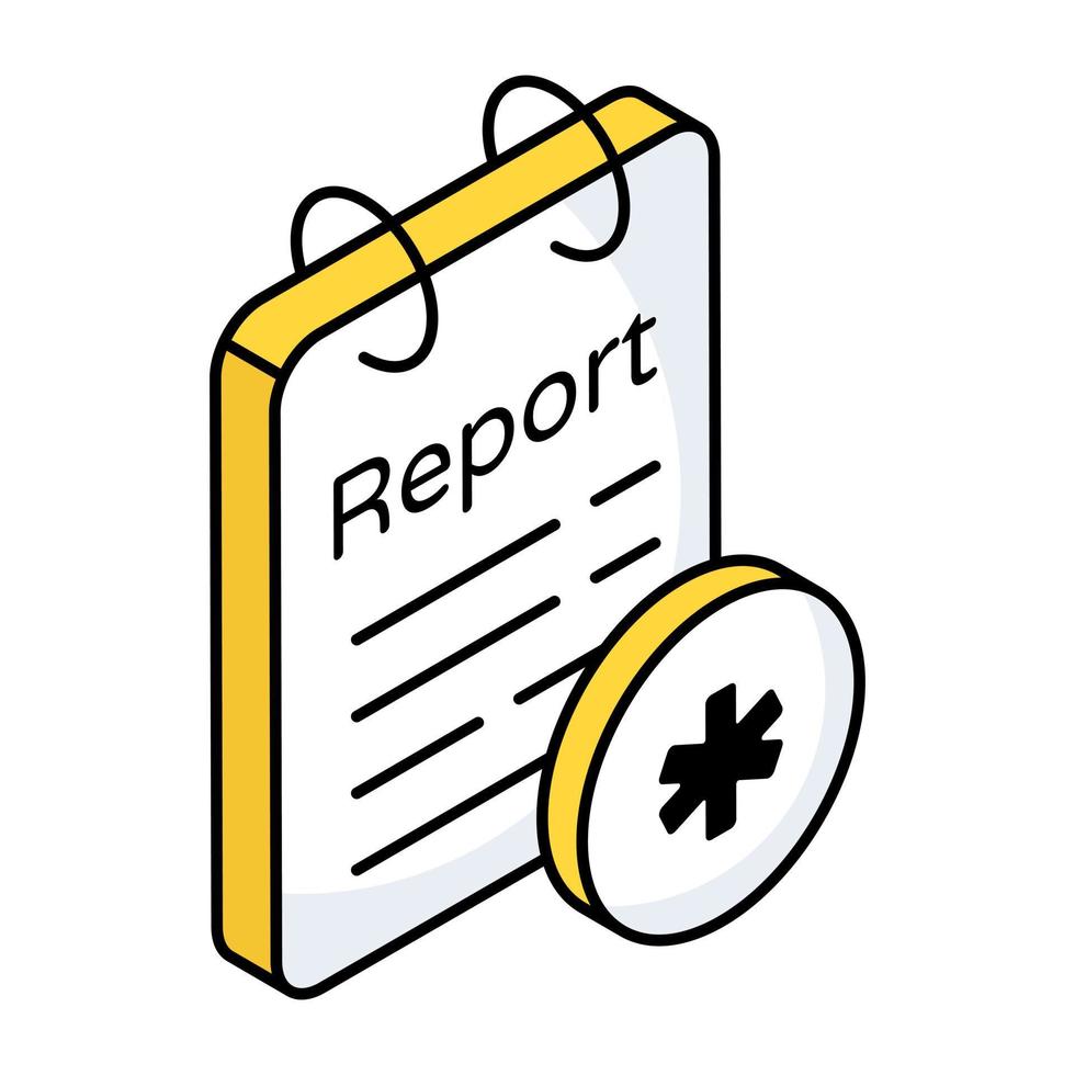 Trendy design icon of prescription vector