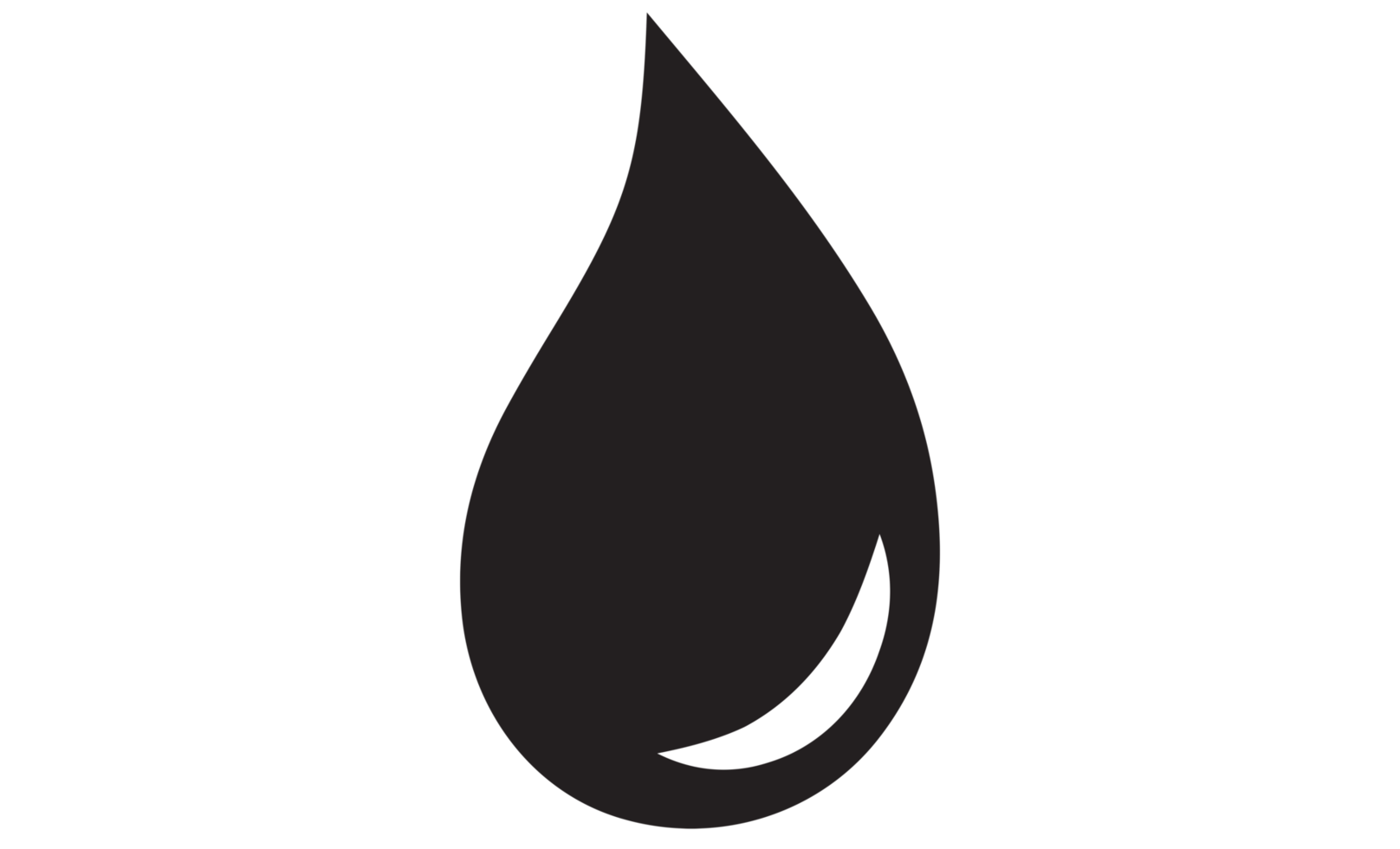 droplet icon on transparent background png